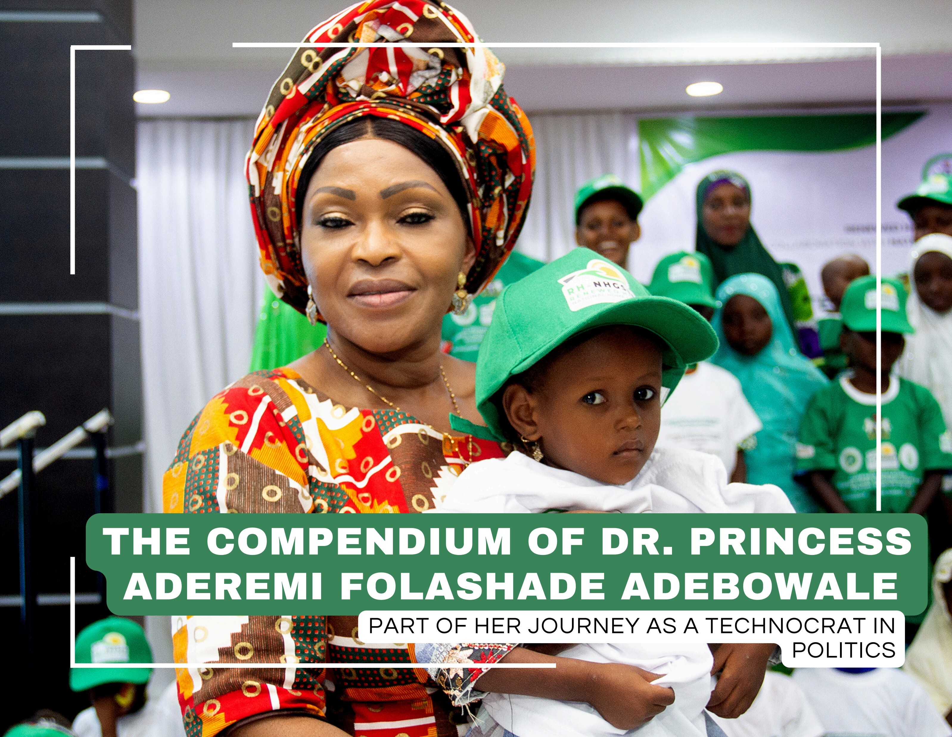 Dr. Princess Aderemi F. Adebowale with a child