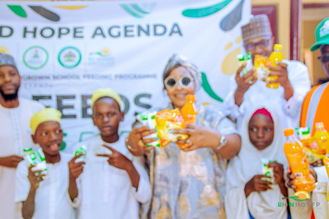 Renewed Hope Agenda — pupils with refreshments