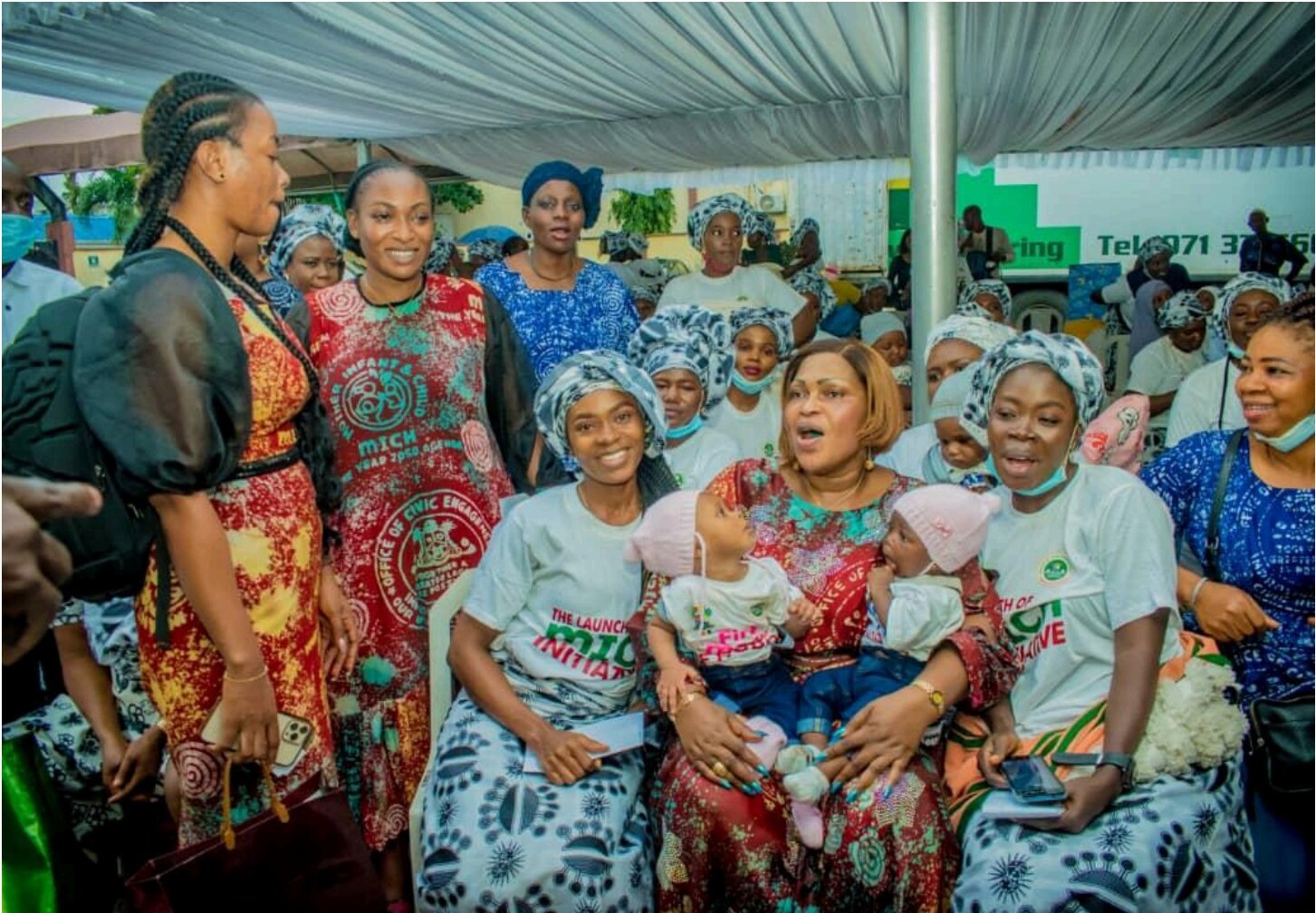 MICHD launch — mothers and babies gathered